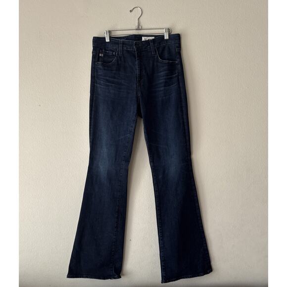 Ag Adriano Goldschmied Denim - AG AG Goldschmied Women’s Size 31 High Rise Farrah Boot Cut Jeans Dark Wash